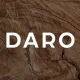 DARO new logo on a wooden background
